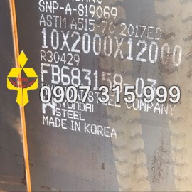 Thép tấm a515 chịu nhiệt trên 1000 độ C.
